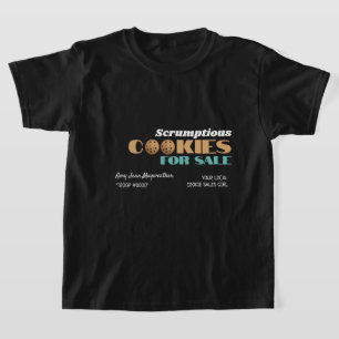 Double Cookies Logo, Cookie Sales Fundraising T-Shirt