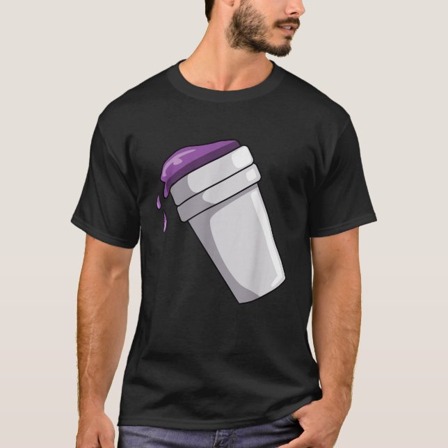 Double cup purple drank lean T-Shirt (Front)