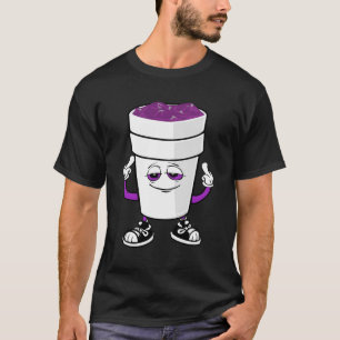 Double Cup Styrofoam Lean Codeine Purple Drank Siz T-Shirt