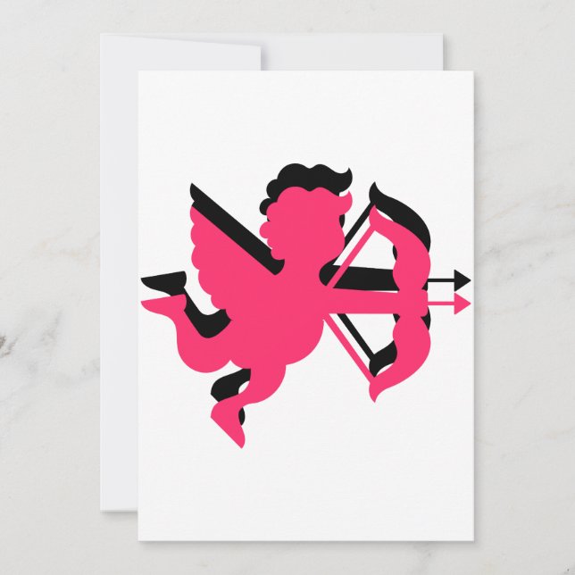 Double Cupid Valentine's Day Invitation (Front)