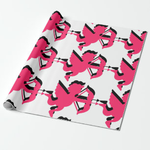 Double Cupid Valentine's Day Wrapping Paper