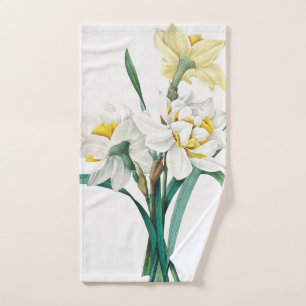 Double Daffodil, Pierre-Joseph Redouté, 1827 Hand Towel