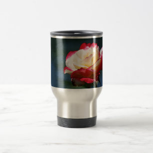 'Double Delight' hybrid tea rose Travel Mug