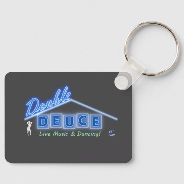 Double Deuce key change Key Ring (Front)