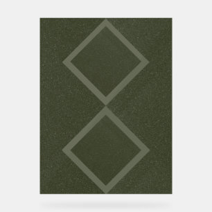 Double Diamond Moss Acrylic Sign