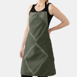 Double Diamond Moss Green Apron
