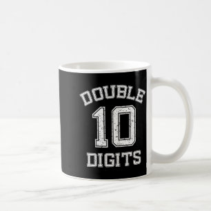 Double Digits 10th Birthday 10 Year Old Coffee Mug
