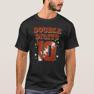 Double Digits Birthday Decorations Boy 10 Yrs Old T-Shirt