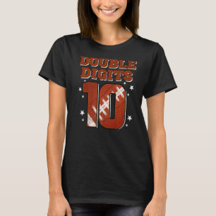 Double Digits Birthday Decorations Boy 10 Yrs Old T-Shirt