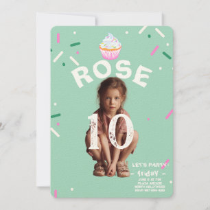 Double Digits Celebration Bash Invitation