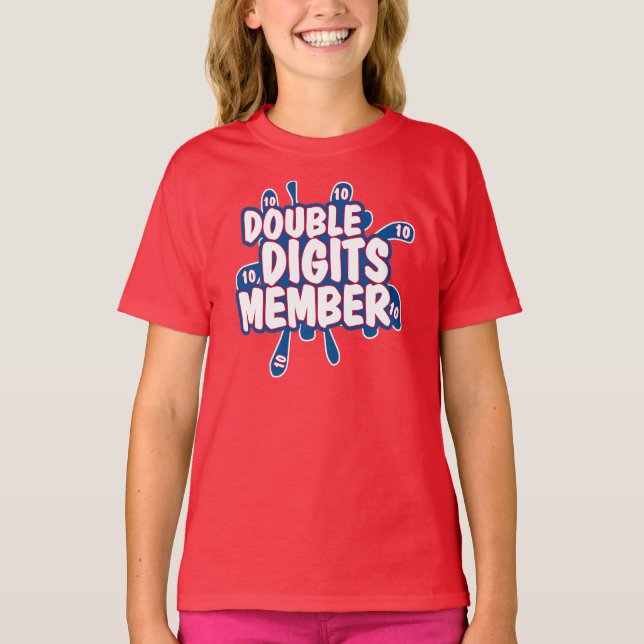 DOUBLE DIGITS MEMBER 10th BIRTHDAY Tee (Front)