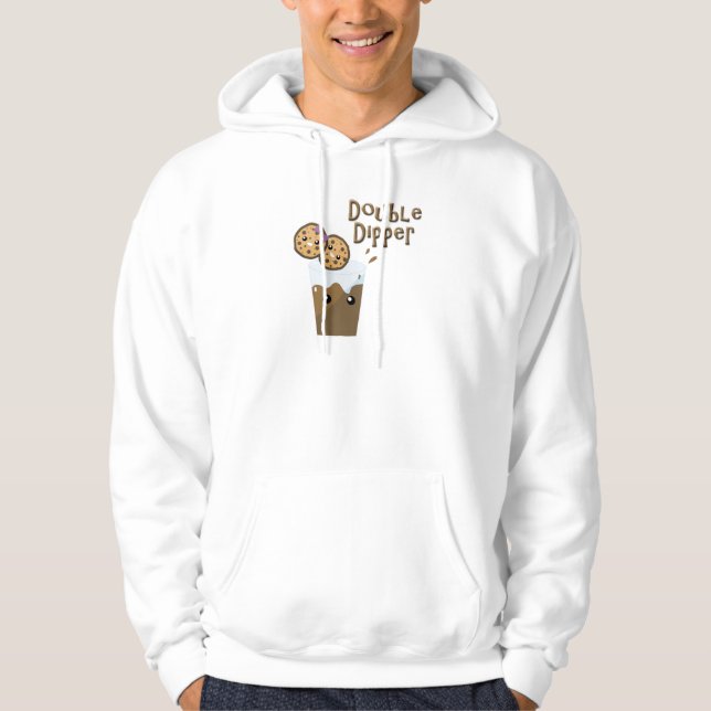 Double Dipper Cookies N Milk Hoodie (Front)