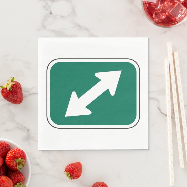 Double Direction Arrows Paper Napkins (Creator Uploaded)