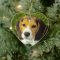 Double Dog Picture Christmas Tree Ornament