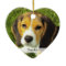 Double Dog Picture Christmas Tree Ornament