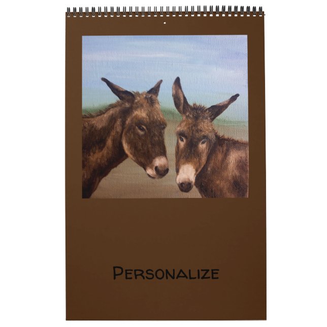Double Donkey Calendar (Cover)