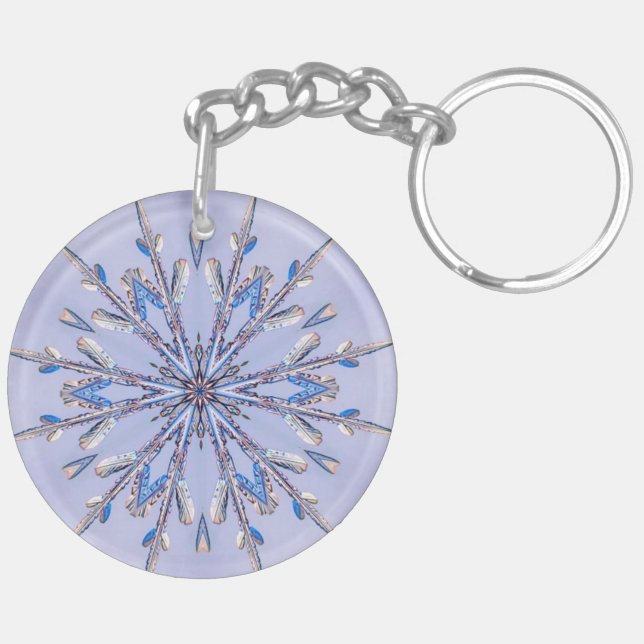 Double Double Snowflakes Limited Edition Key Ring (Back Left)