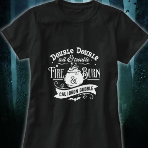 Double Double Toil and Trouble Halloween Shirt