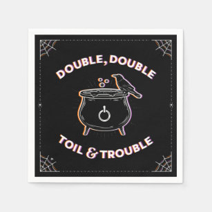 Double Double Toil & Trouble Party Napkins