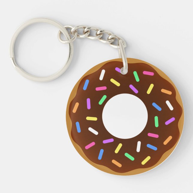 Double Doughnut Keychain (Front)