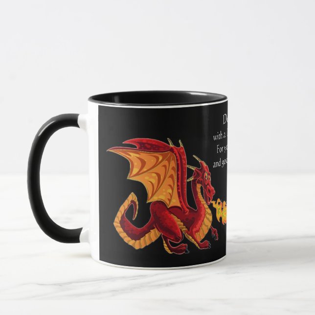 Double Dragon Coffee Mug (Left)