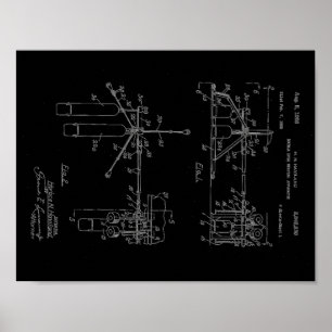 Double Drum Beating Apparatus Poster