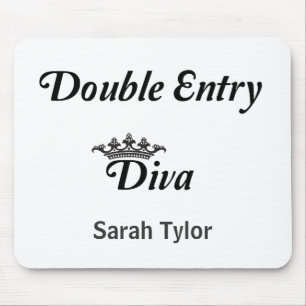 Double Entry Diva Mouse Mat
