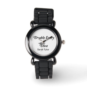 Double Entry Diva Watch