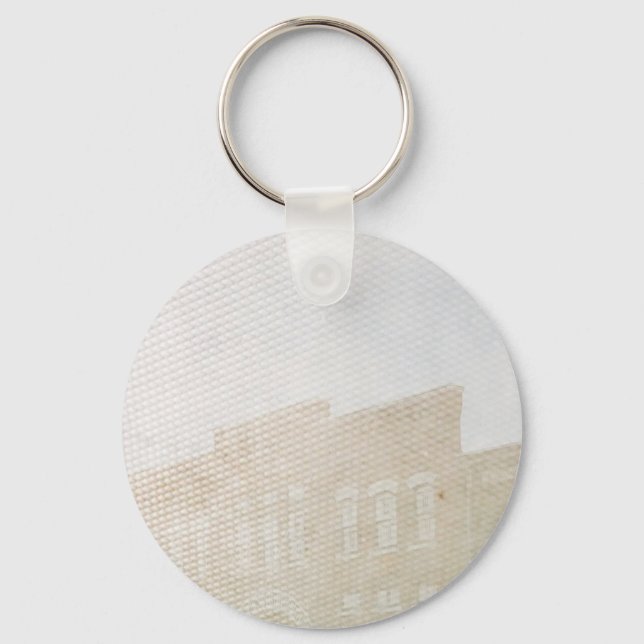 Double Exposure Fun in Washington, Iowa Key Ring (Front)