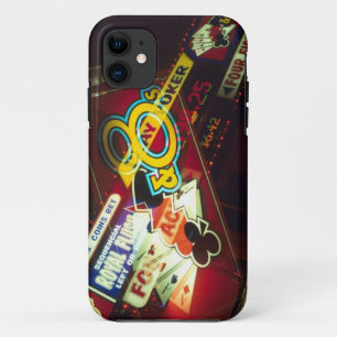 Double exposure, interior Casino, Las Vegas, iPhone 11 Case