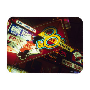 Double exposure, interior Casino, Las Vegas, Magnet