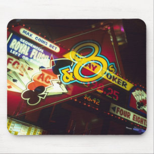 Double exposure, interior Casino, Las Vegas, Mouse Mat
