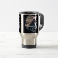 Double Exposure Man Travel/Commuter Mug, 15 oz