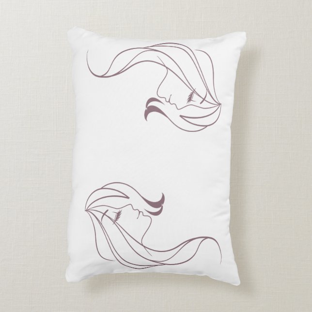 Double Face Decorative Cushion (Back(Vertical))