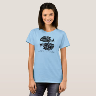 Double Fish, Mimbres Pottery Design T-Shirt