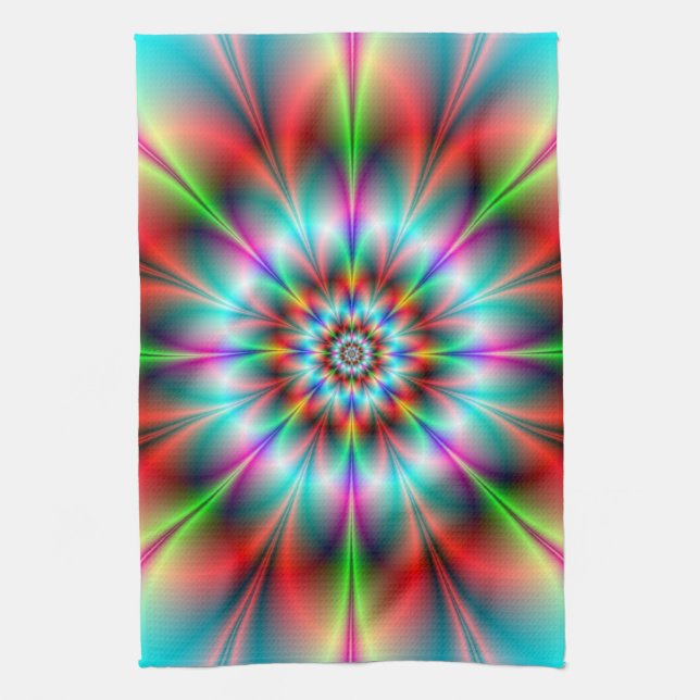 Double Flower Kitchen Towel (Vertical)