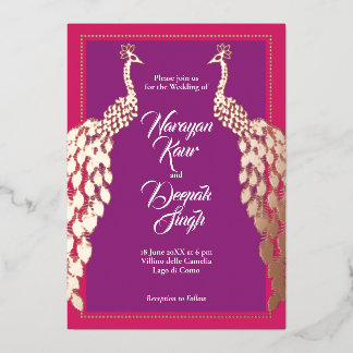 Double Gold Peacocks