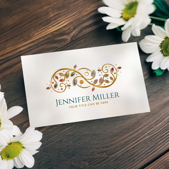 Double Golden Spiral and Yin Yang Business Card (Creator Uploaded)