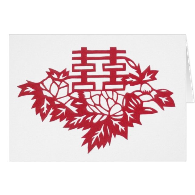 Double happiness Flowers (Front Horizontal)