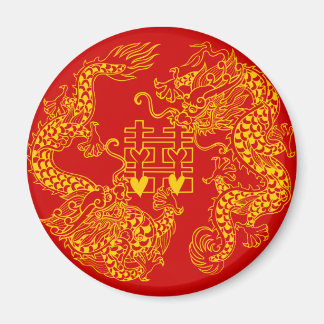 Double Happiness Magnet