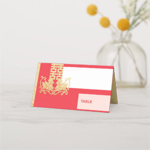 Double Happiness Place Card
