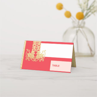 Double Happiness Place Card