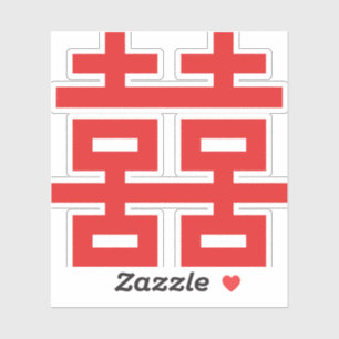 Double Happiness sticker