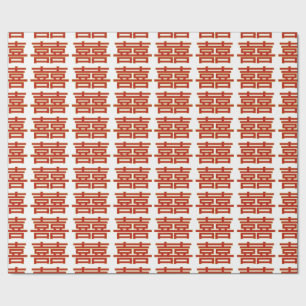 Double Happiness Wrapping Paper