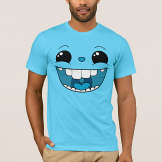Double Happy Blue Face Men's T-Shirt