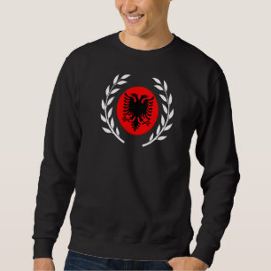 Double Headed Eagle Albania Flag For Albanian Patr Sweatshirt