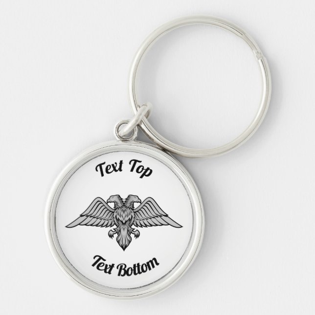 Double Headed Eagle Keychain (Front)
