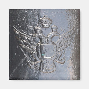 Double-Headed Eagle on Cannon Magnet