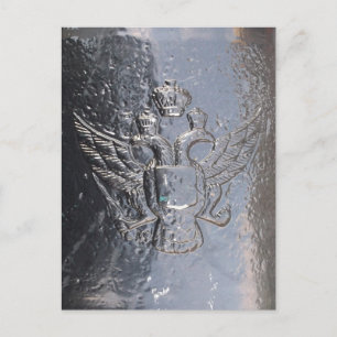 Double-Headed Eagle on Cannon Postcard