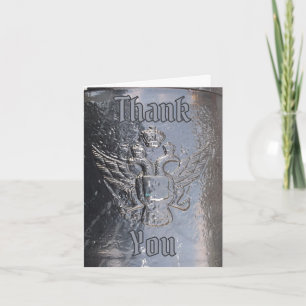 Double-Headed Eagle on Cannon Thank You Card